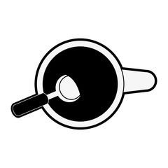 Delicious coffee drink icon vector illustration graphic design