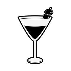 Cocktail bar drink icon vector illustration graphic design