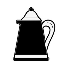 Teapot drink isolated icon vector illustration graphic design