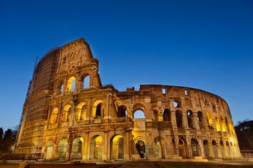 Majestic Coliseum early in the morning