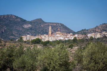 Fototapeta na wymiar Village de Chelva, Province de Valence, Espagne