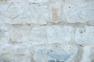 The texture of the painted brick