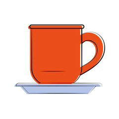 cup or mug icon image vector illustration design 