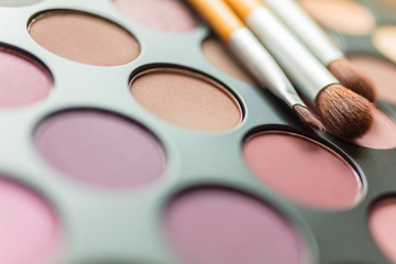 Make Up Pallet and Brushes