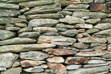 Eary Stacked Stone Wall