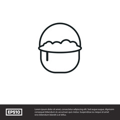 Saucepan vector icon