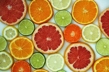 Fototapeta na wymiar Fresh citrus