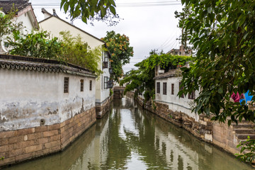 Fototapeta na wymiar Kanal in suzhou