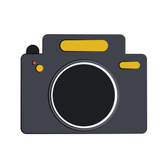 photographic camera icon image vector illustration design 