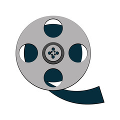 Fototapeta premium tape reel icon image vector illustration design 