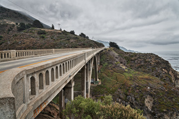 Coastal bridge highway