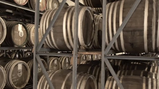 Whiskey and brandy distillery
