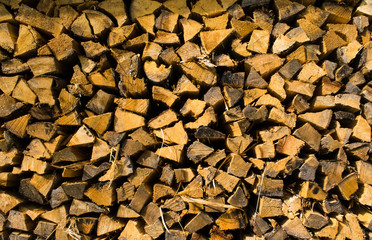 Firewood. Backgrounds and textures