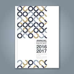 Abstract minimal geometric circle design background for business annual report book cover brochure flyer poster