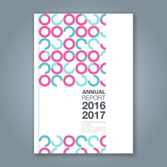 Abstract minimal geometric circle design background for business annual report book cover brochure flyer poster