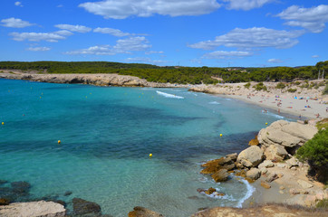 Sainte Croix beach in the south of France