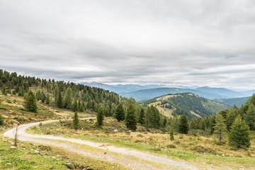 Auf dem Weg zur Platschhütte in Ramingstein, Lungau, Österreich