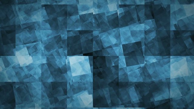 Blocks Optical Illusion - Blue