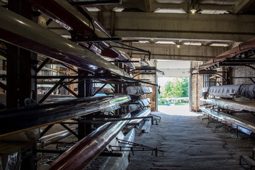 Rowing boat on the water