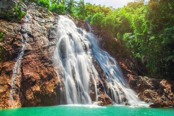 Na Muang 1 waterfall, Koh Samui, Thailand