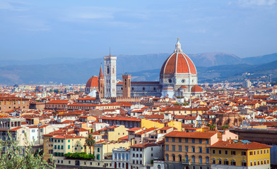 Fototapeta na wymiar Florence cathedral Duomo