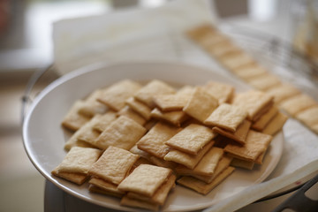 frisch gebackene Kekse