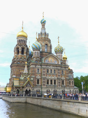 Fototapeta na wymiar Church of the Savior on blood in Saint-Petersburg