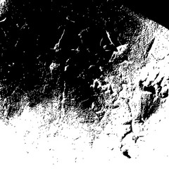 Grunge black textures on white background. Template for business card, banner, poster, notebook, invitation with modern hand drawn ink grunge textures