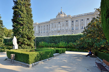 Royal Palace in Madrid, Spain