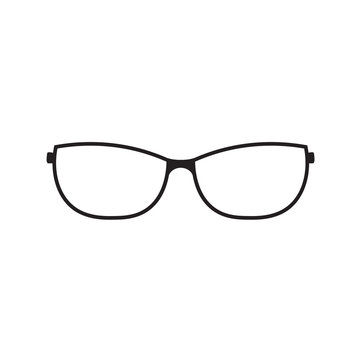 black glasses icon- vector illustration