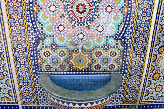 Mosaic art fantasy Arabic work