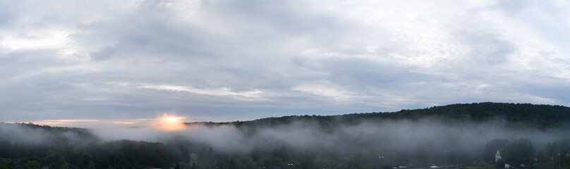 Obraz na płótnie Canvas Sonnenaufgang Panorama