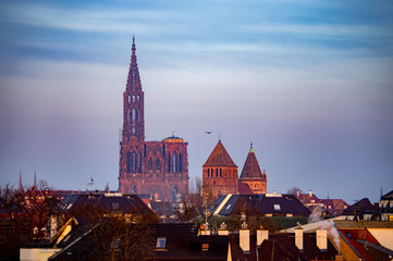 Obraz premium Cathédrale de Strasbourg