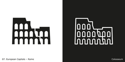 Colosseum Icon, Rome