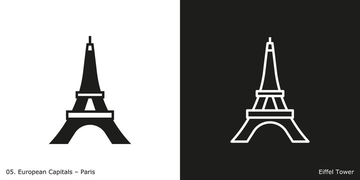 Eiffel Tower Icon, Paris