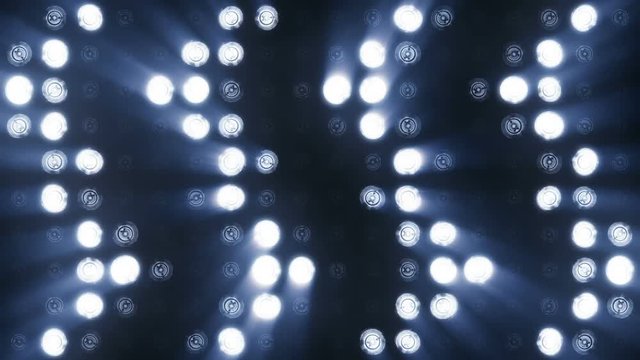 Flashing lights bulb spotlight flood lights arrow