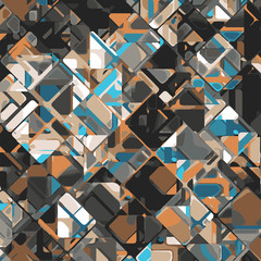 Fototapeta na wymiar Abstract geometric tech background for use in design