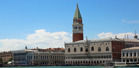 VENICE Italy Campanile of Saint Mark and Ducal Palace photograph