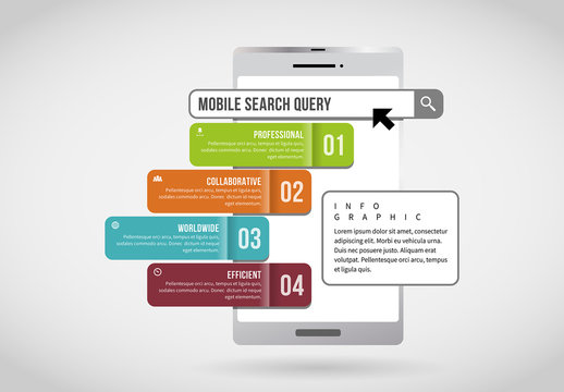 Mobile Search Query Infographic