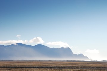 Mountain Range in Iceland