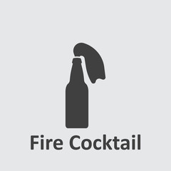 Fire Cocktail Icon
