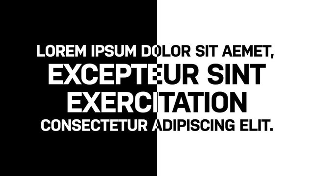 Vertical and Horizontal Sliding Title Animation