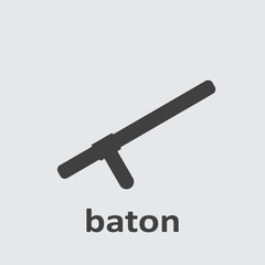 Police baton icon