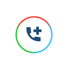 Obraz premium Rainbow Style App Icon