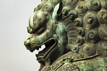 Bronze Lion, Forbidden City Beijing, China
