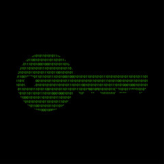 Hacker - 101011010 Icon - Schlüssel - Datenschutz