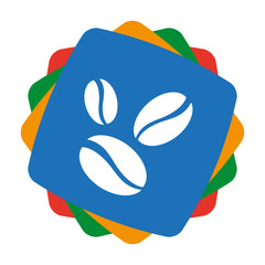 App Icon bunt - Kaffeebohnen