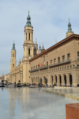 Fototapeta na wymiar Zaragoza - Basilica de Nuestra Senora del Pilar