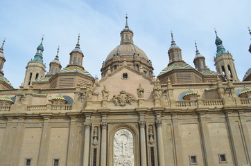 Fototapeta na wymiar Zaragoza - Basilica de Nuestra Senora del Pilar