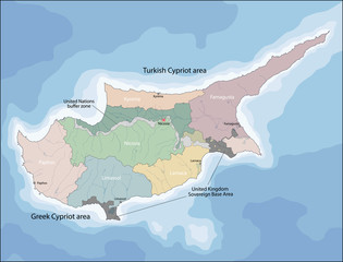 Map of Cyprus